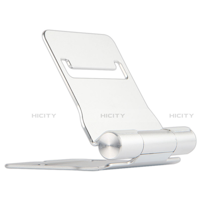 Samsung Galaxy Tab A6 7.0 SM-T280 SM-T285用スタンドタイプのタブレット クリップ式 フレキシブル仕様 K14 サムスン シルバー