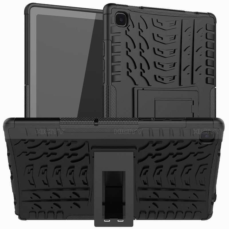 Samsung Galaxy Tab A7 4G 10.4 SM-T505用ハイブリットバンパーケース スタンド プラスチック 兼シリコーン カバー A01 サムスン 