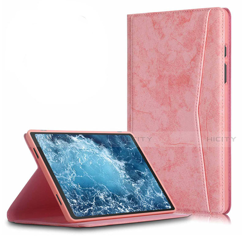 Samsung Galaxy Tab A7 Wi-Fi 10.4 SM-T500用手帳型 レザーケース スタンド カバー L04 サムスン ピンク