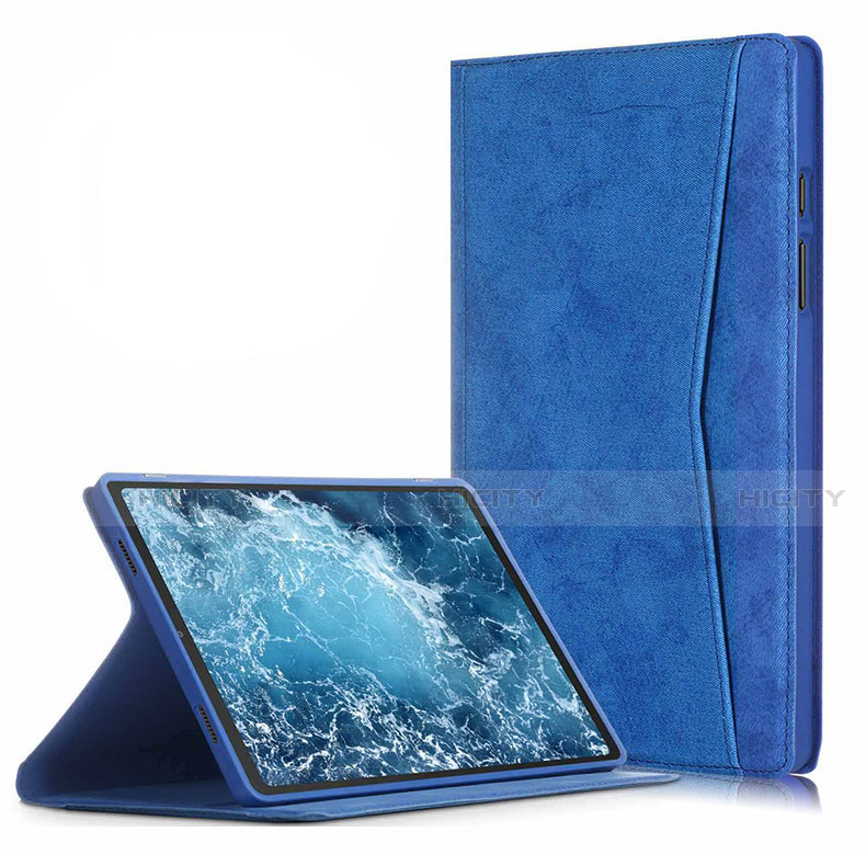 Samsung Galaxy Tab A7 Wi-Fi 10.4 SM-T500用手帳型 レザーケース スタンド カバー L04 サムスン ネイビー