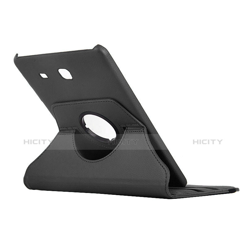 Samsung Galaxy Tab E 9.6 T560 T561用手帳型 レザーケース スタンド サムスン ブラック
