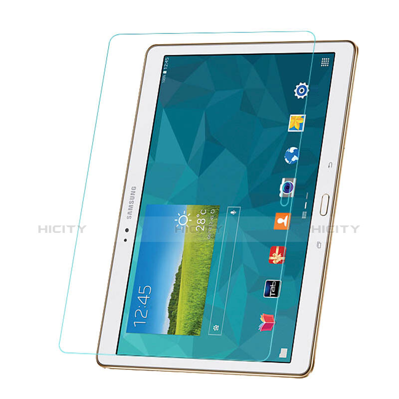 Samsung Galaxy Tab S 10.5 LTE 4G SM-T805 T801用強化ガラス 液晶保護フィルム T01 サムスン クリア