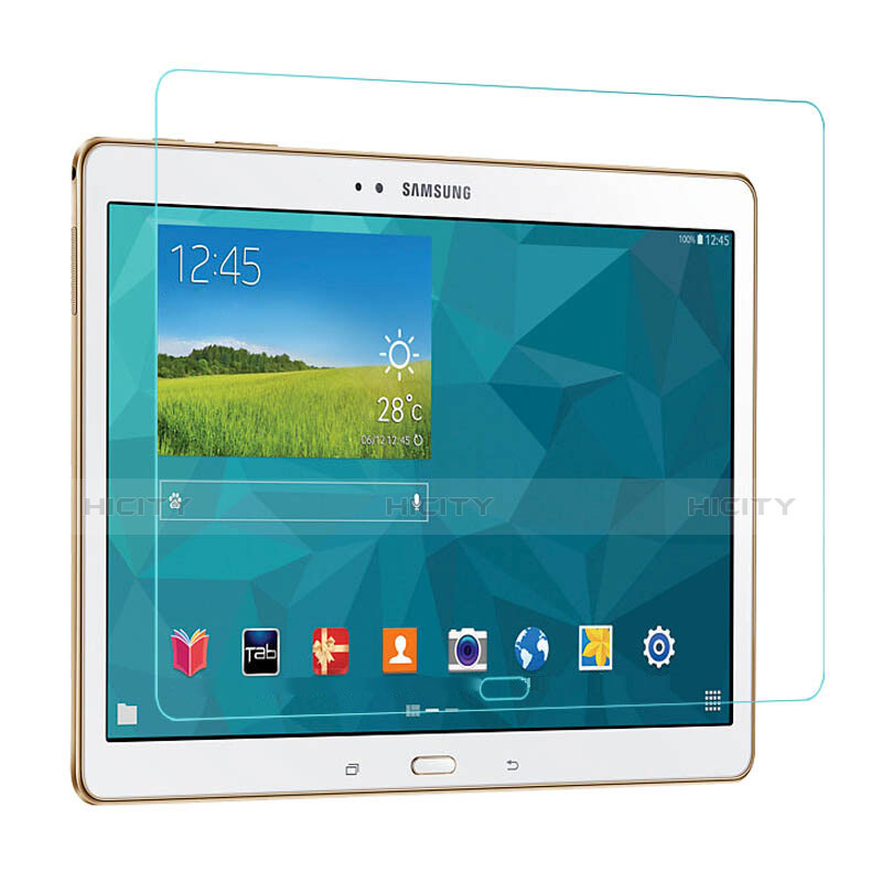 Samsung Galaxy Tab S 10.5 LTE 4G SM-T805 T801用強化ガラス 液晶保護フィルム T01 サムスン クリア