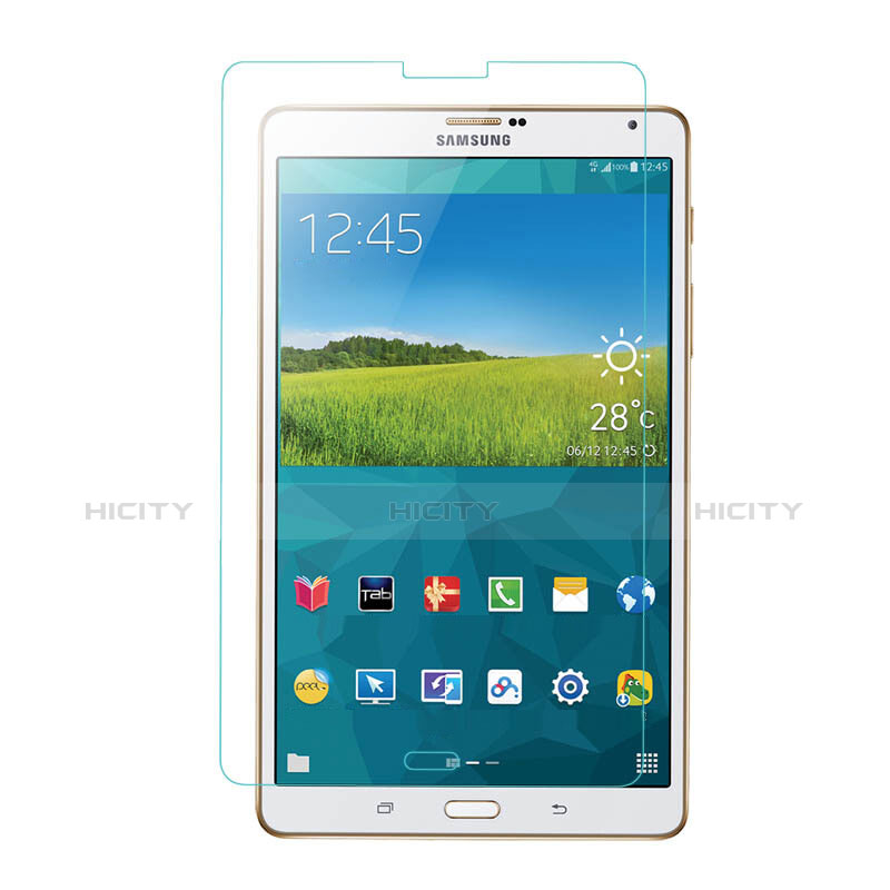 Samsung Galaxy Tab S 8.4 SM-T700用強化ガラス 液晶保護フィルム T01 サムスン クリア