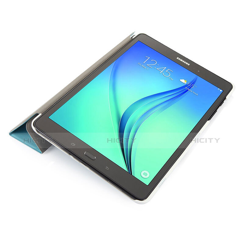 Samsung Galaxy Tab S2 8.0 SM-T710 SM-T715用手帳型 レザーケース スタンド サムスン ブルー