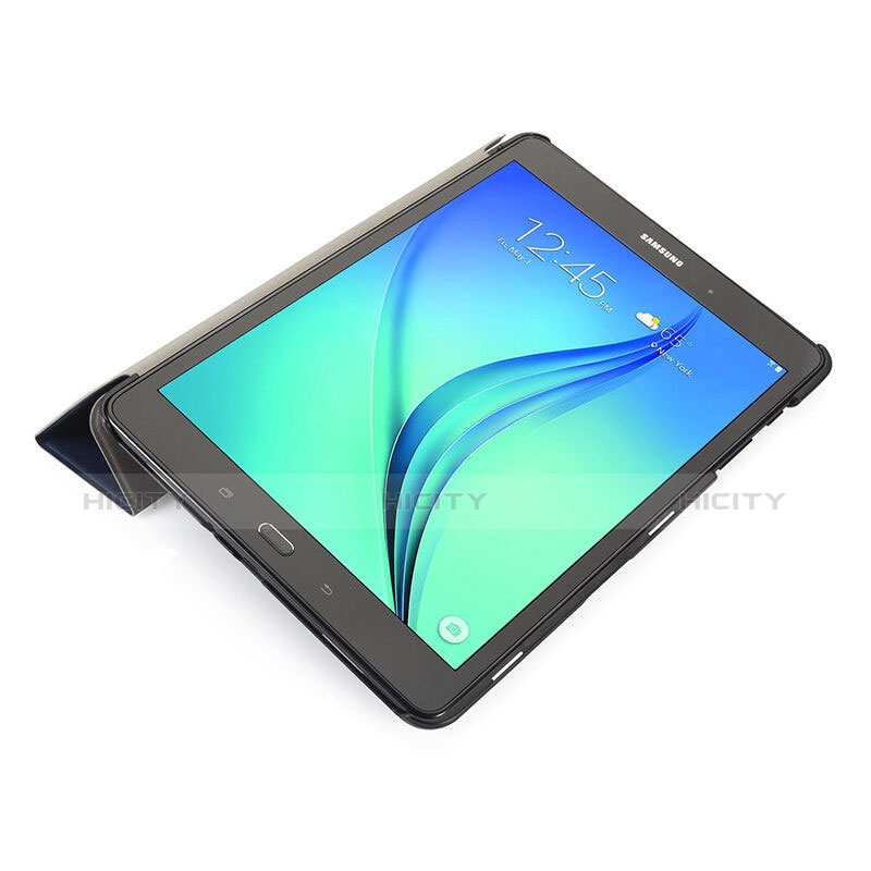 Samsung Galaxy Tab S2 8.0 SM-T710 SM-T715用手帳型 レザーケース スタンド サムスン ブラック