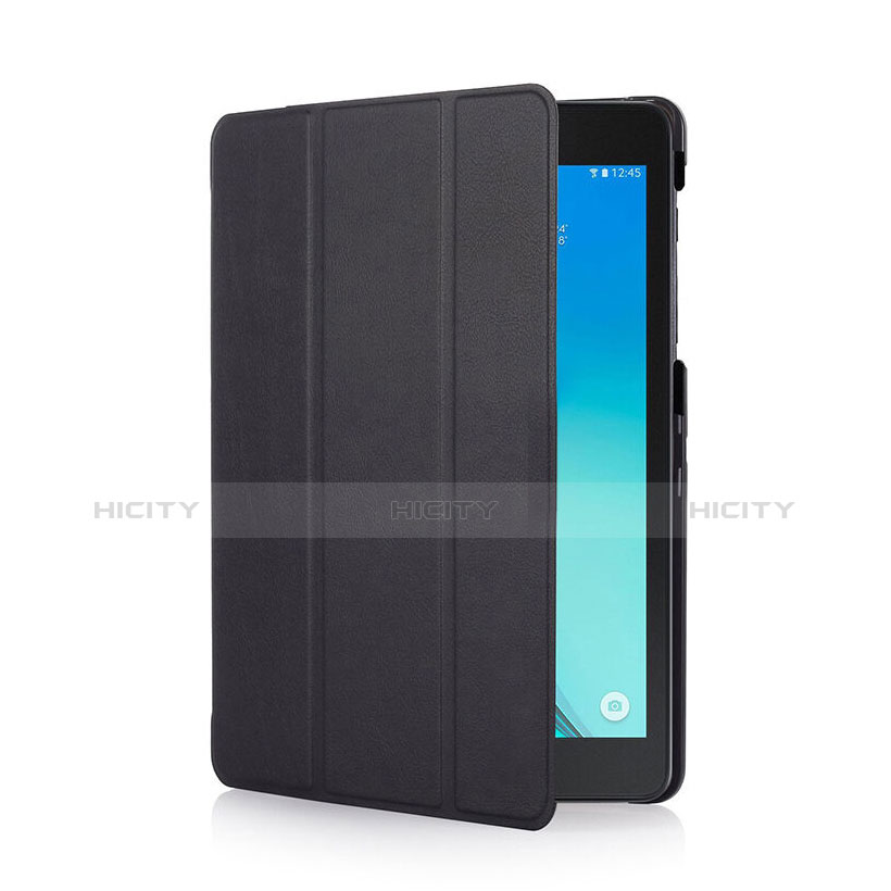 Samsung Galaxy Tab S2 8.0 SM-T710 SM-T715用手帳型 レザーケース スタンド サムスン ブラック