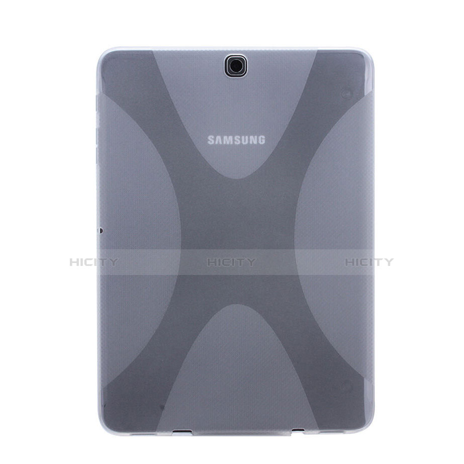 Samsung Galaxy Tab S2 8.0 SM-T710 SM-T715用ソフトケース X ライン クリア透明 サムスン クリア