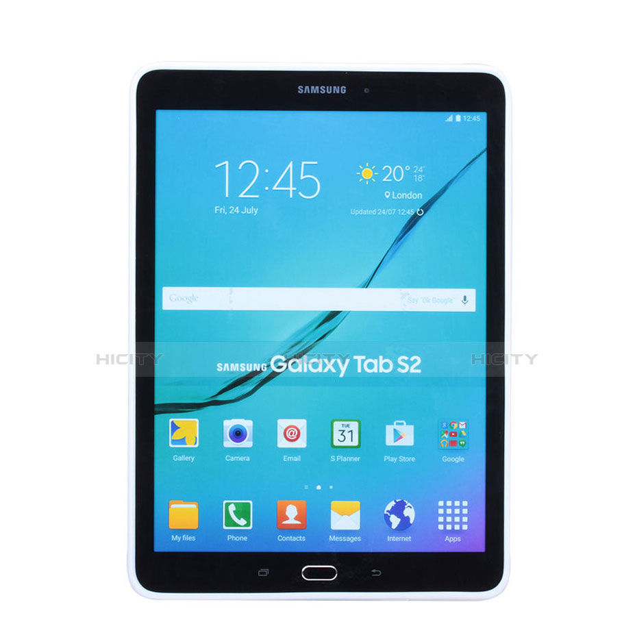 Samsung Galaxy Tab S2 8.0 SM-T710 SM-T715用ソフトケース X ライン サムスン ホワイト