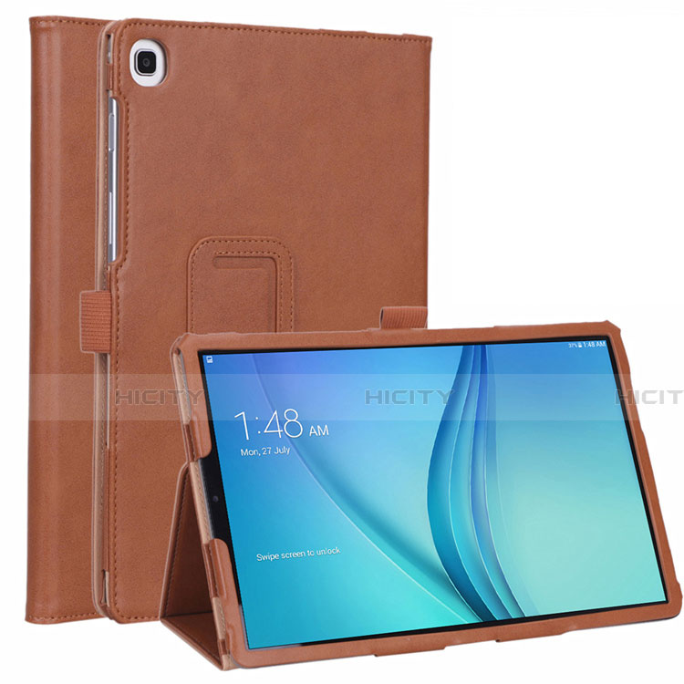 Samsung Galaxy Tab S5e 4G 10.5 SM-T725用手帳型 レザーケース スタンド カバー L01 サムスン ブラウン
