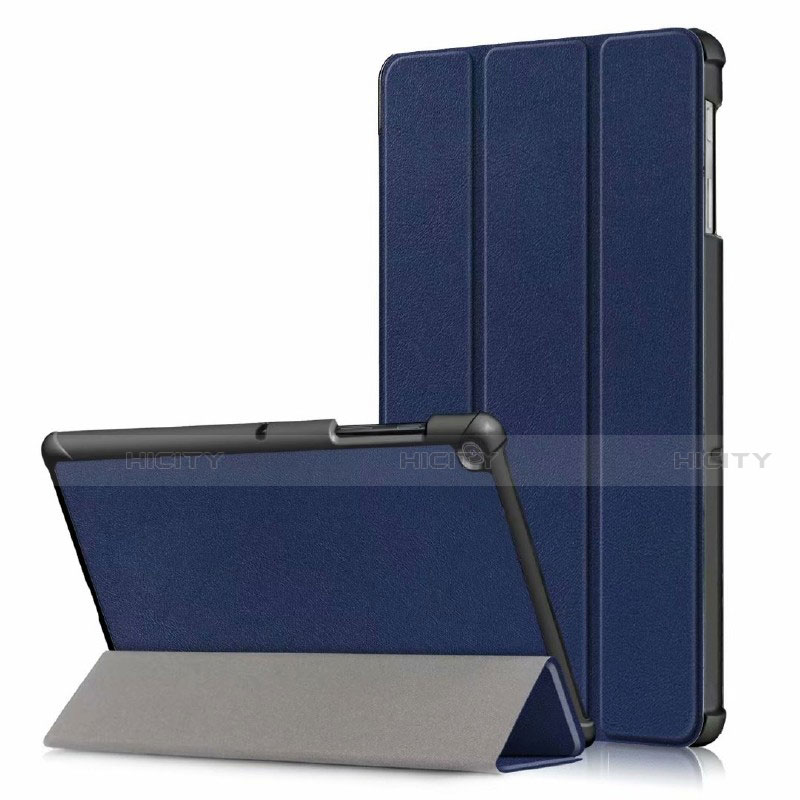 Samsung Galaxy Tab S5e Wi-Fi 10.5 SM-T720用手帳型 レザーケース スタンド カバー サムスン ネイビー