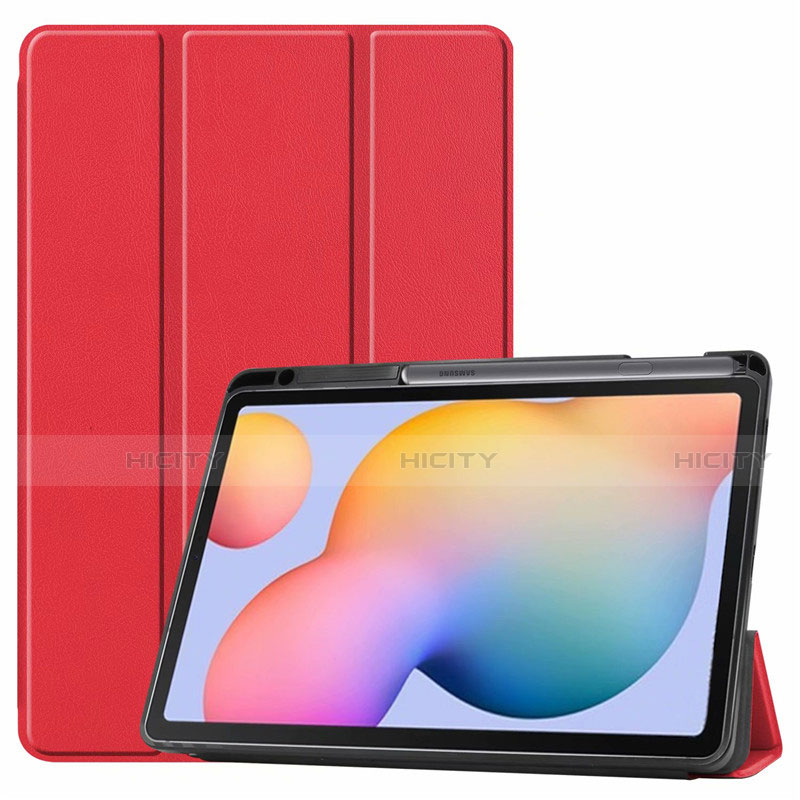 Samsung Galaxy Tab S6 Lite 10.4 SM-P610用手帳型 レザーケース スタンド カバー L02 サムスン 