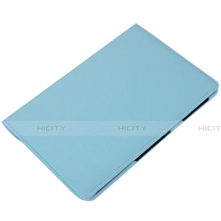 Samsung Galaxy Tab S6 Lite 4G 10.4 SM-P615用手帳型 レザーケース スタンド カバー L01 サムスン ブルー