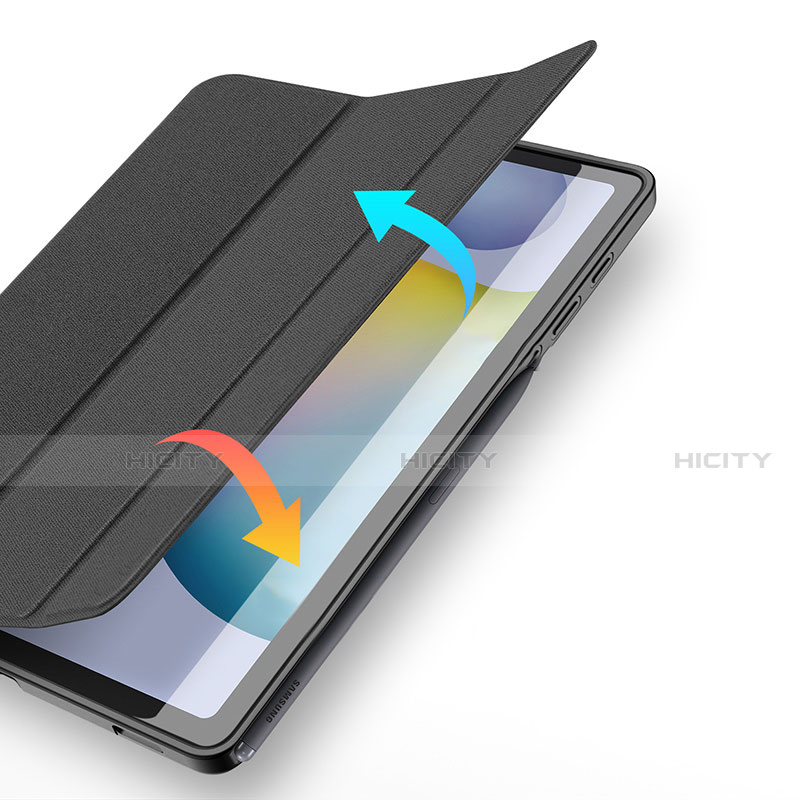 Samsung Galaxy Tab S6 Lite 4G 10.4 SM-P615用手帳型 レザーケース スタンド カバー サムスン 