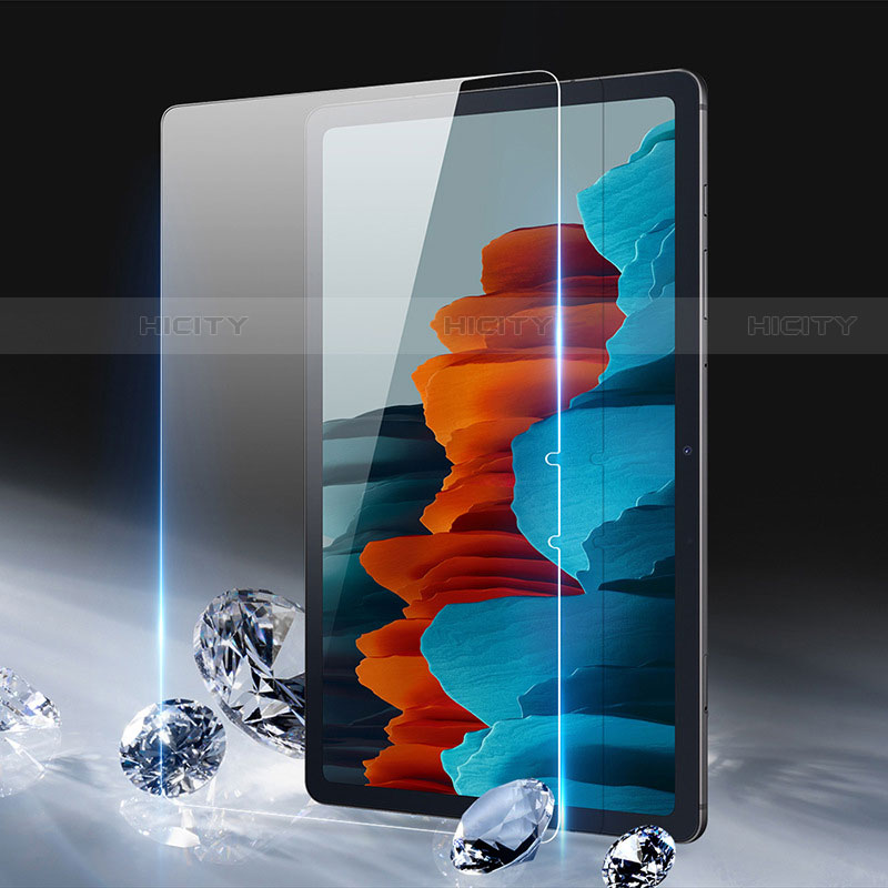 Samsung Galaxy Tab S7 11 Wi-Fi SM-T870用強化ガラス 液晶保護フィルム T03 サムスン クリア