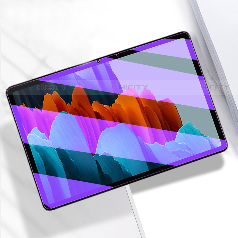 Samsung Galaxy Tab S7 Plus 12.4 Wi-Fi SM-T970用アンチグレア ブルーライト 強化ガラス 液晶保護フィルム サムスン クリア