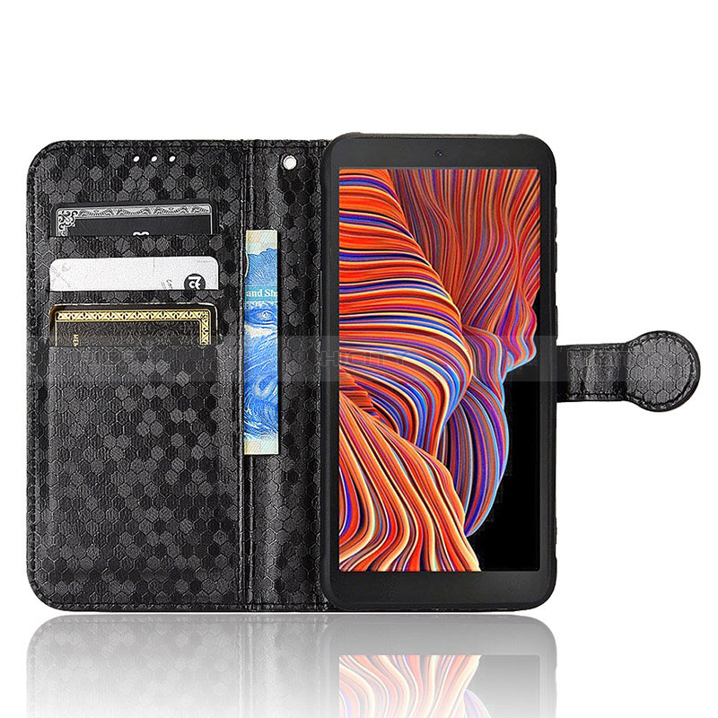 Samsung Galaxy XCover 5 SM-G525F用手帳型 レザーケース スタンド カバー C01X サムスン 