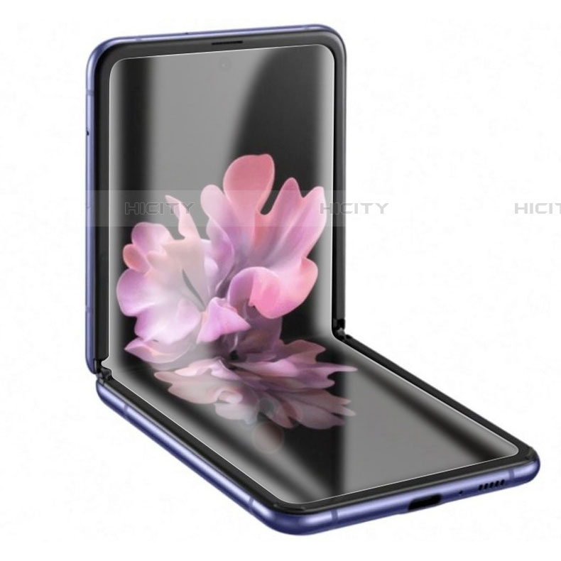 Samsung Galaxy Z Flip 5G用高光沢 液晶保護フィルム フルカバレッジ画面 サムスン クリア