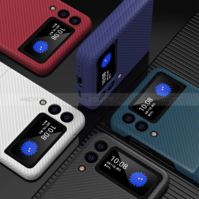 Samsung Galaxy Z Flip3 5G用ハードケース プラスチック 質感もマット カバー ZL2 サムスン 