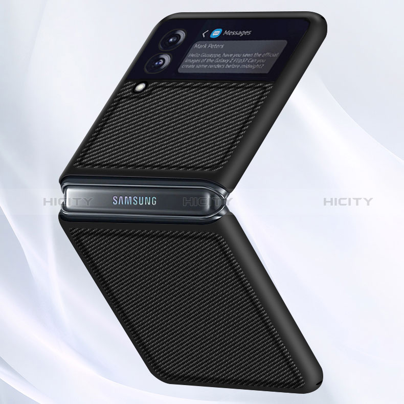 Samsung Galaxy Z Flip3 5G用ハイブリットバンパーケース プラスチック 兼シリコーン カバー サムスン 