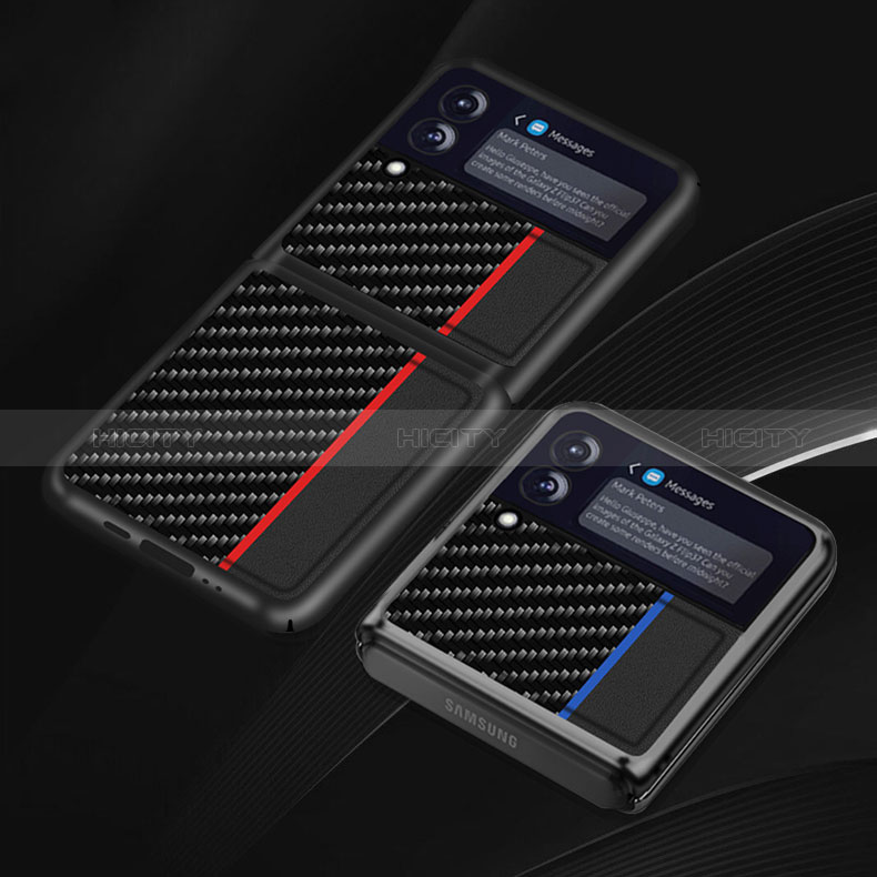 Samsung Galaxy Z Flip3 5G用ハイブリットバンパーケース プラスチック 兼シリコーン カバー U01 サムスン 
