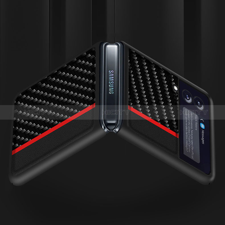 Samsung Galaxy Z Flip3 5G用ハイブリットバンパーケース プラスチック 兼シリコーン カバー U01 サムスン 