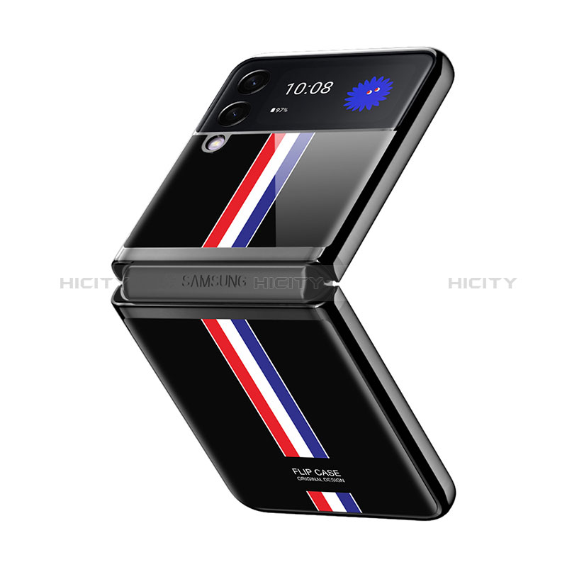 Samsung Galaxy Z Flip3 5G用ハードケース プラスチック 質感もマット カバー P01 サムスン 