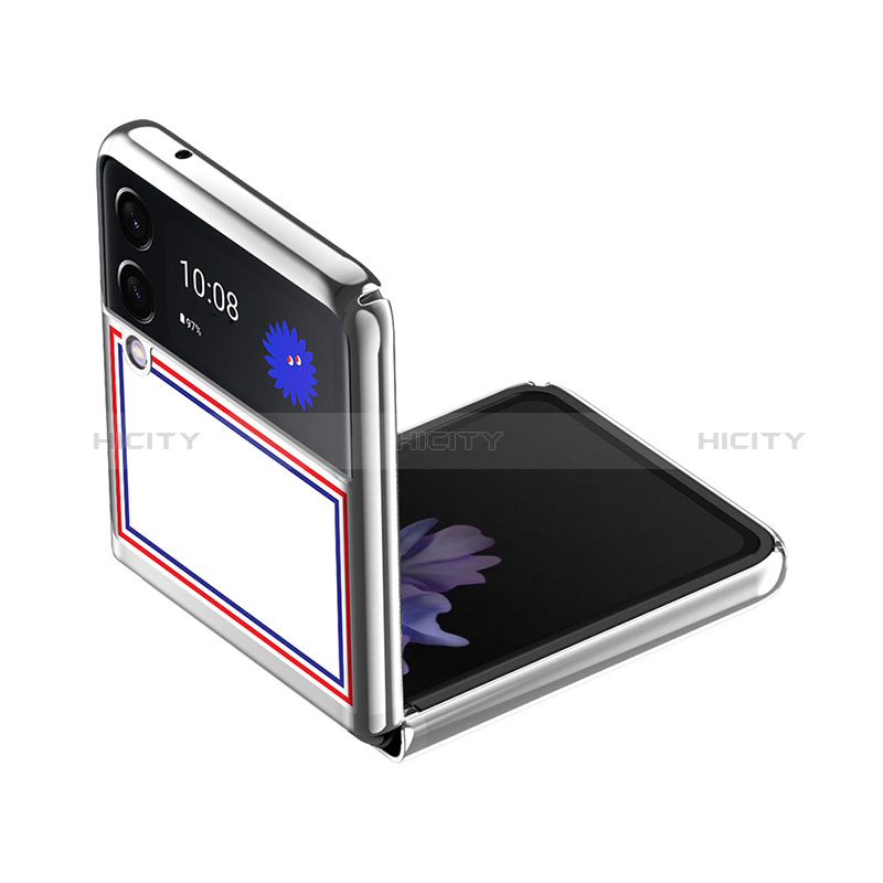Samsung Galaxy Z Flip3 5G用ハードケース プラスチック 質感もマット カバー P01 サムスン 