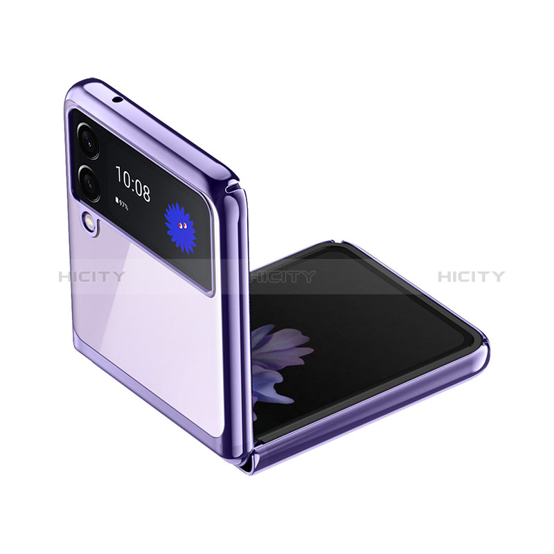 Samsung Galaxy Z Flip3 5G用ハードケース プラスチック 質感もマット カバー P02 サムスン 