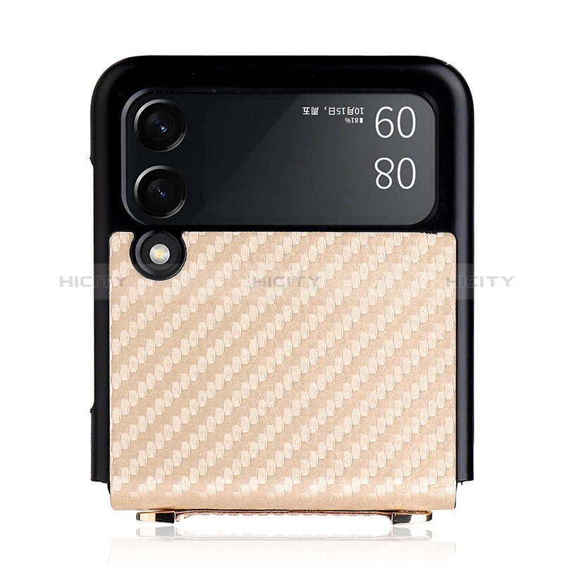 Samsung Galaxy Z Flip3 5G用シリコンケース ソフトタッチラバー ツイル カバー S02 サムスン 