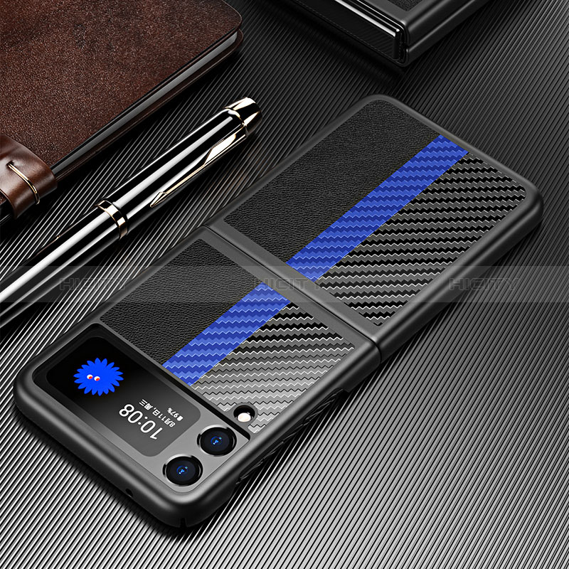 Samsung Galaxy Z Flip3 5G用ハードケース プラスチック 質感もマット カバー L06 サムスン 