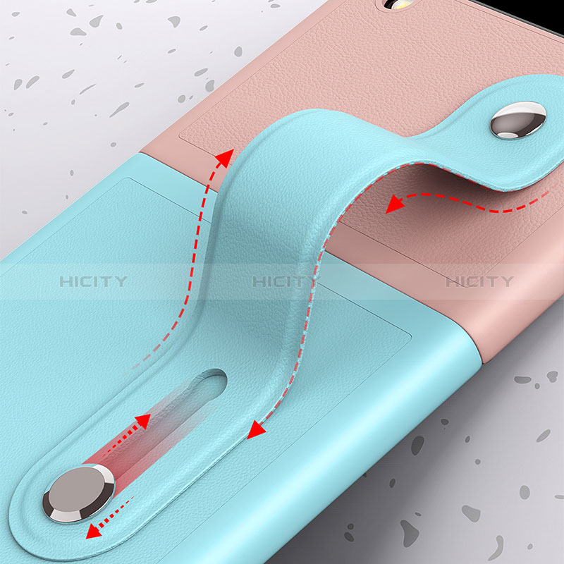 Samsung Galaxy Z Flip3 5G用ハードケース プラスチック 質感もマット カバー H01 サムスン 