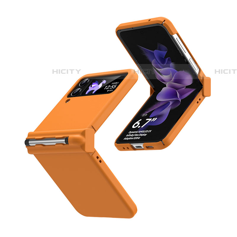 Samsung Galaxy Z Flip4 5G用ハードケース プラスチック 質感もマット カバー R06 サムスン 