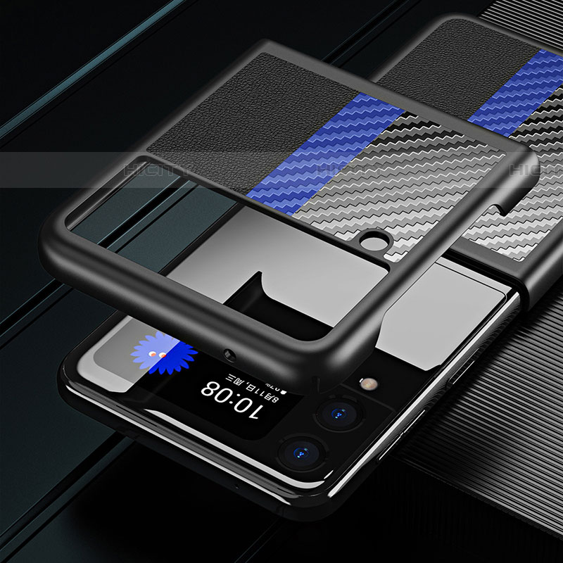 Samsung Galaxy Z Flip4 5G用ハードケース プラスチック 質感もマット カバー L06 サムスン 