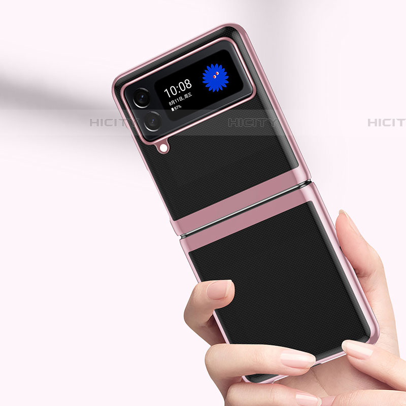 Samsung Galaxy Z Flip4 5G用ハードケース プラスチック 質感もマット カバー L08 サムスン 
