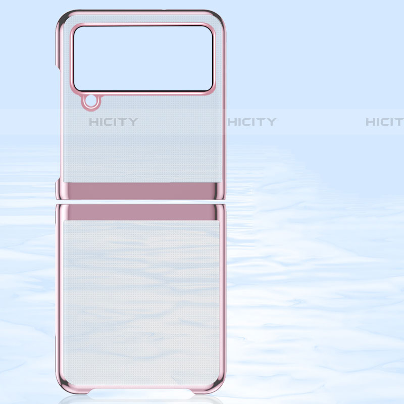 Samsung Galaxy Z Flip4 5G用ハードケース プラスチック 質感もマット カバー L09 サムスン 