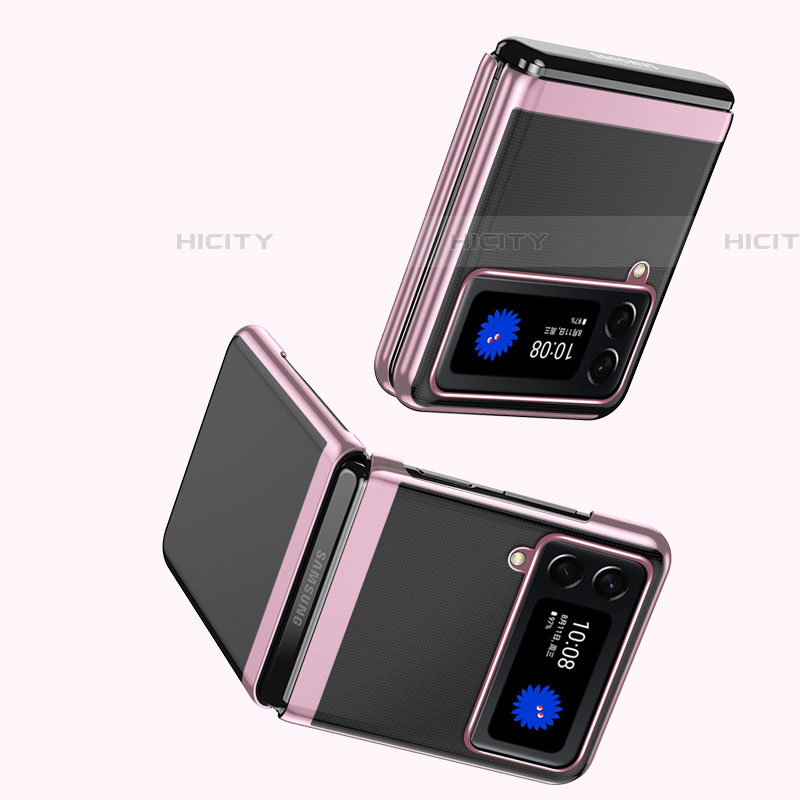 Samsung Galaxy Z Flip4 5G用ハードケース プラスチック 質感もマット カバー L09 サムスン 