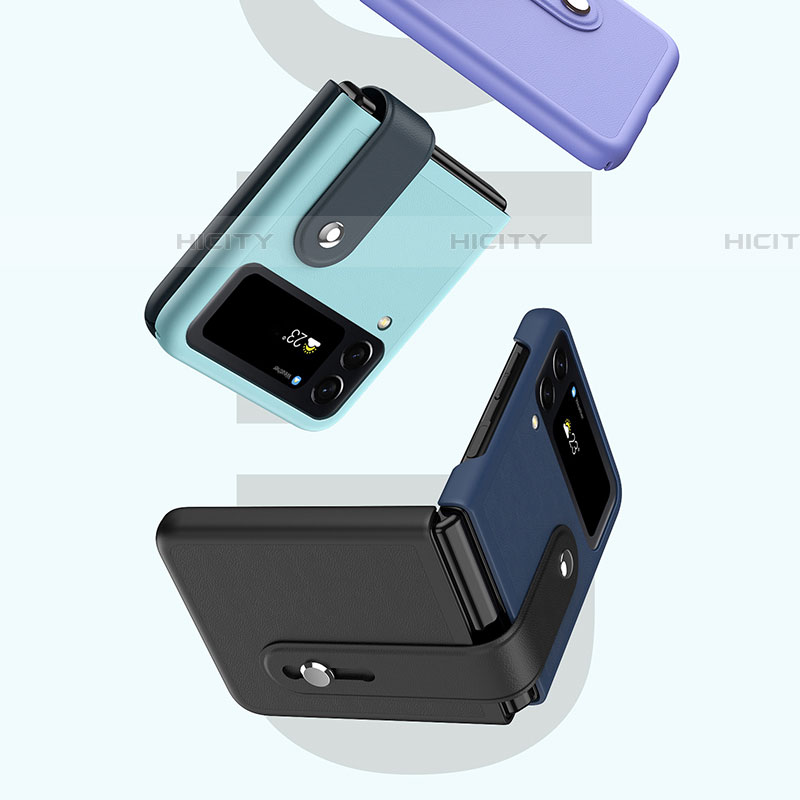 Samsung Galaxy Z Flip4 5G用ハードケース プラスチック 質感もマット カバー H02 サムスン 