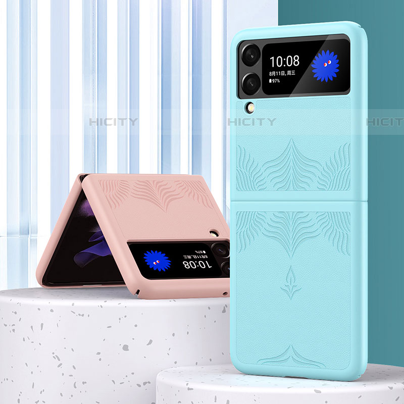 Samsung Galaxy Z Flip4 5G用ハードケース プラスチック 質感もマット カバー H03 サムスン 