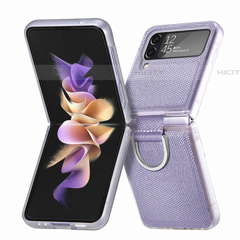 Samsung Galaxy Z Flip4 5G用ハードケース プラスチック 質感もマット カバー H05 サムスン 
