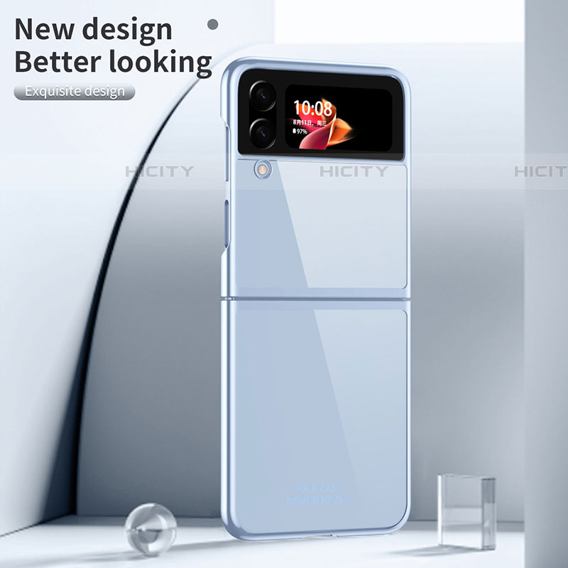 Samsung Galaxy Z Flip4 5G用ハードケース プラスチック 質感もマット カバー T01 サムスン 