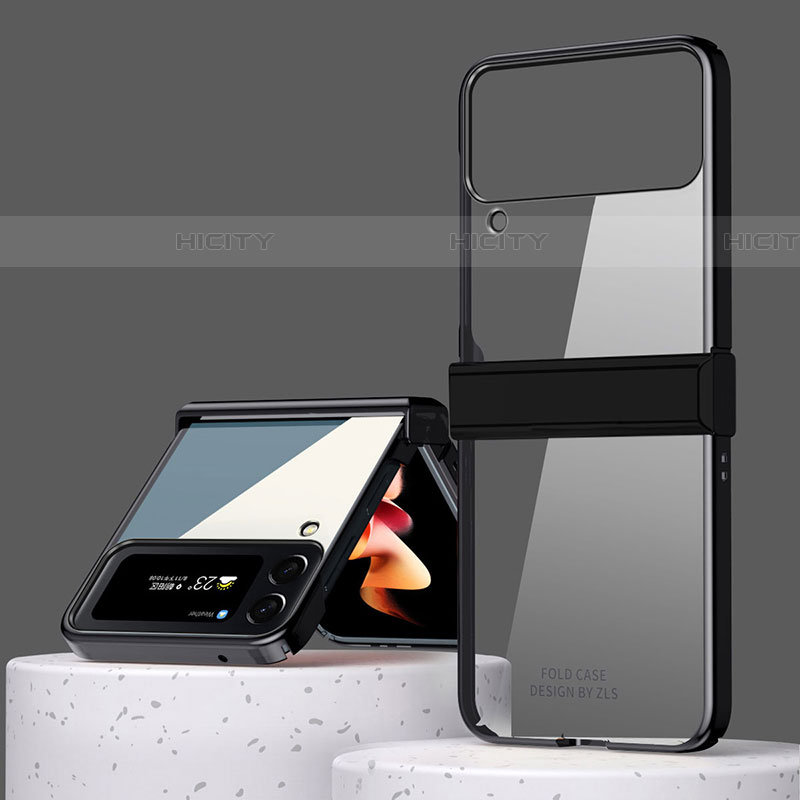 Samsung Galaxy Z Flip4 5G用ハードケース プラスチック 質感もマット カバー ZL1 サムスン 