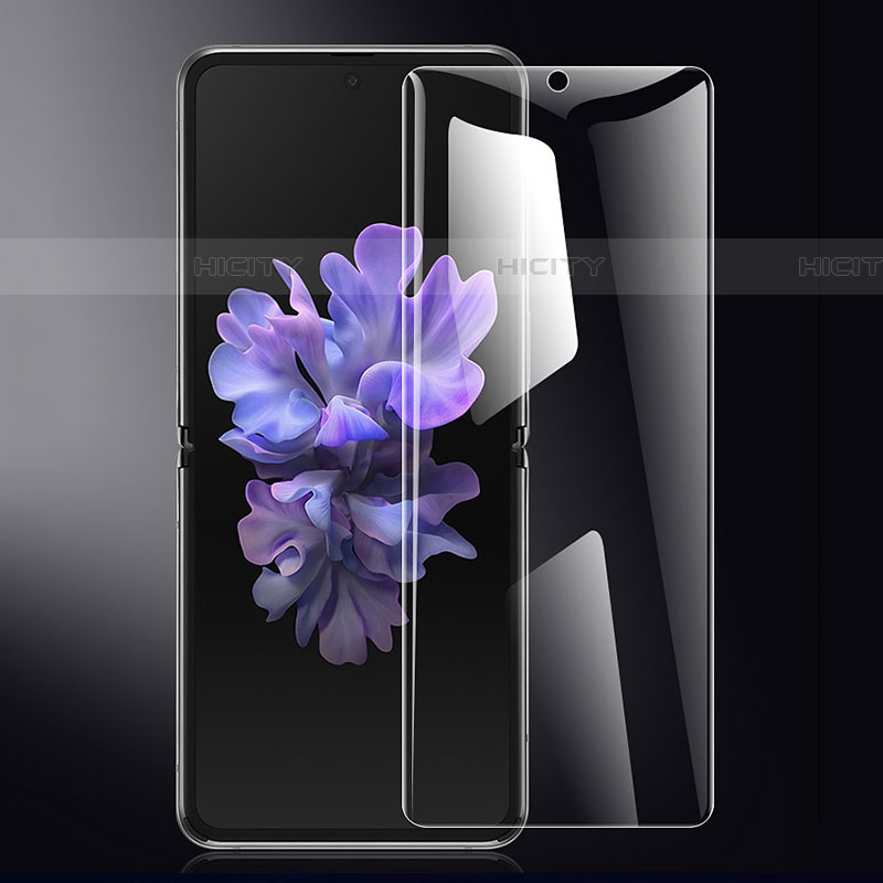 Samsung Galaxy Z Flip4 5G用高光沢 液晶保護フィルム 背面保護フィルム同梱 F03 サムスン クリア