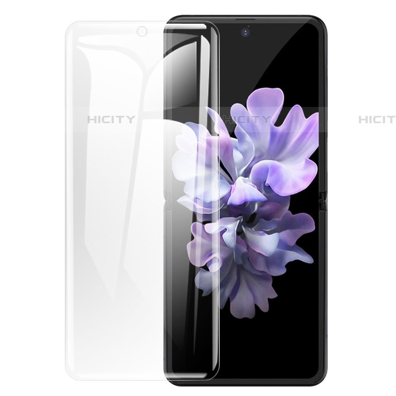 Samsung Galaxy Z Flip4 5G用高光沢 液晶保護フィルム 背面保護フィルム同梱 F05 サムスン クリア