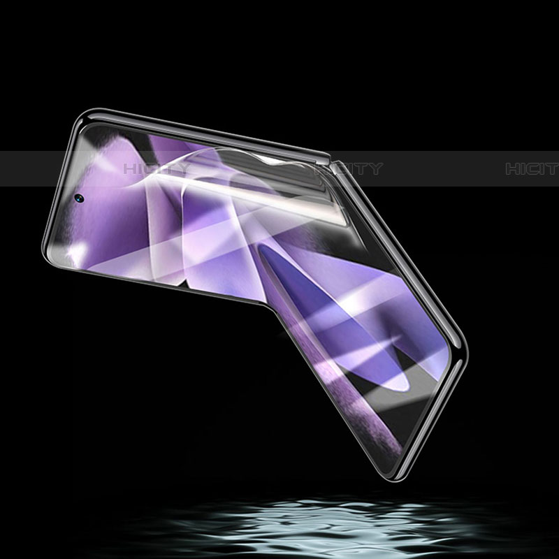 Samsung Galaxy Z Flip4 5G用高光沢 液晶保護フィルム 背面保護フィルム同梱 S05 サムスン クリア