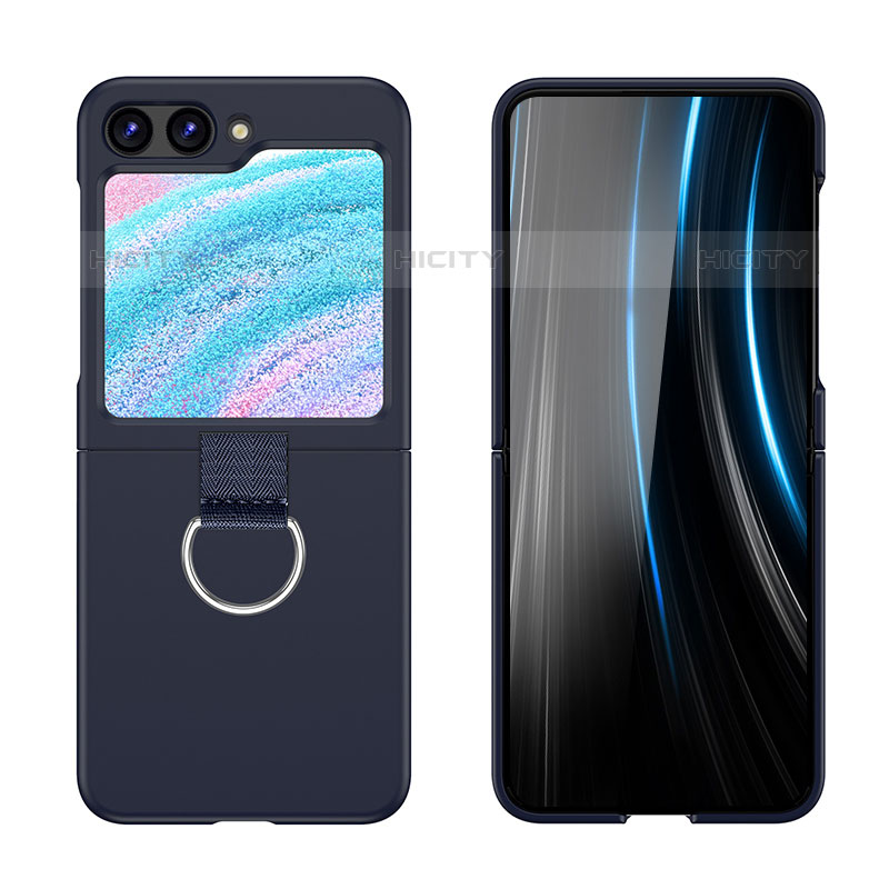 Samsung Galaxy Z Flip5 5G用ハードケース プラスチック 質感もマット 前面と背面 360度 フルカバー Z03L サムスン 
