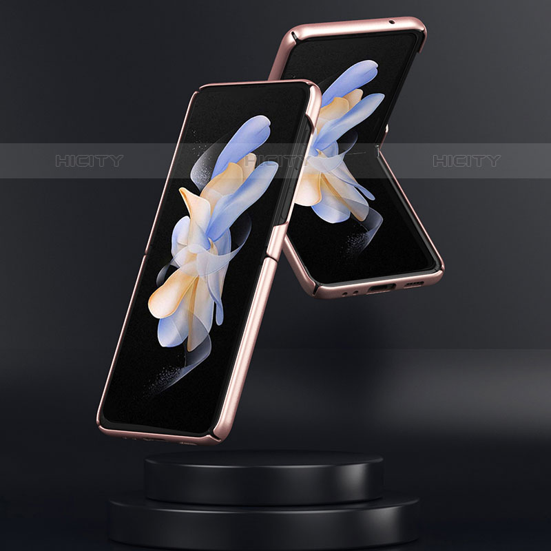 Samsung Galaxy Z Flip5 5G用ハードケース プラスチック 質感もマット アンド指輪 マグネット式 AN1 サムスン 