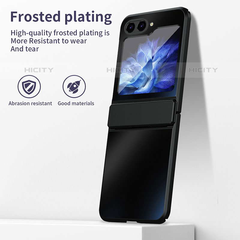 Samsung Galaxy Z Flip5 5G用ハードケース プラスチック 質感もマット 前面と背面 360度 フルカバー ZL7 サムスン 