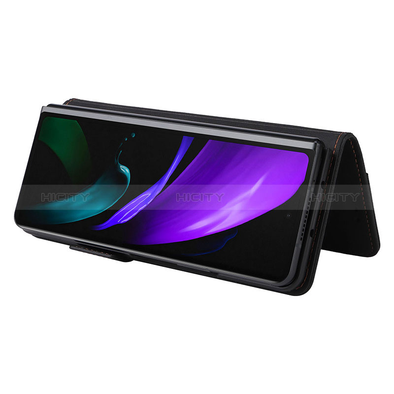 Samsung Galaxy Z Fold2 5G用手帳型 レザーケース スタンド カバー L09Z サムスン 