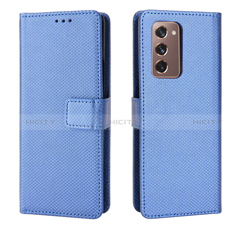 Samsung Galaxy Z Fold2 5G用手帳型 レザーケース スタンド カバー BY1 サムスン 